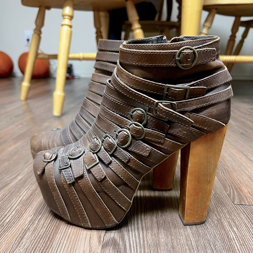 Wrecker Leather Jeffery Campbell Shoes